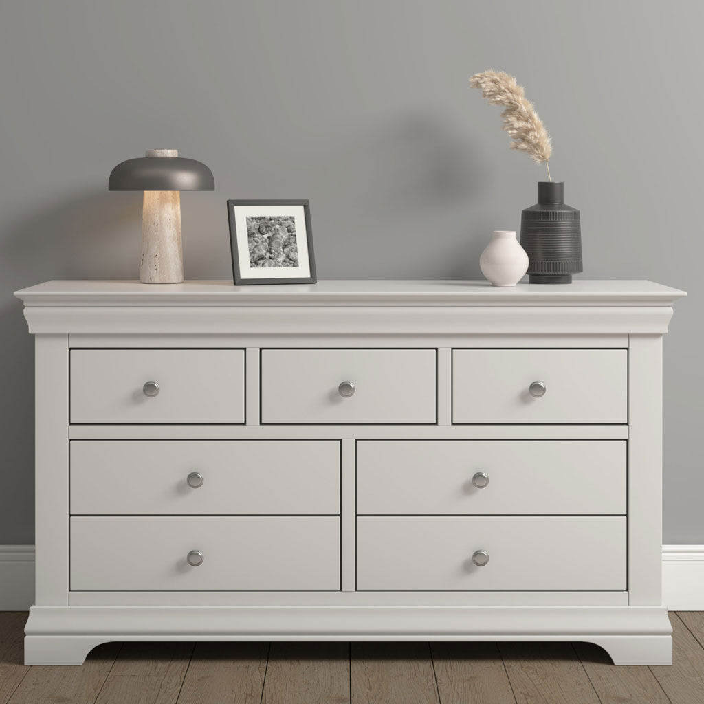 Wooden Chest Of 5 Drawers - Bordeaux