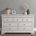 Wooden Chest Of 5 Drawers - Bordeaux