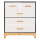 Wooden Chest Of 5 Drawers - Cleveland