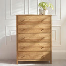 Wooden Chest Of 5 Drawers - Coxmoor