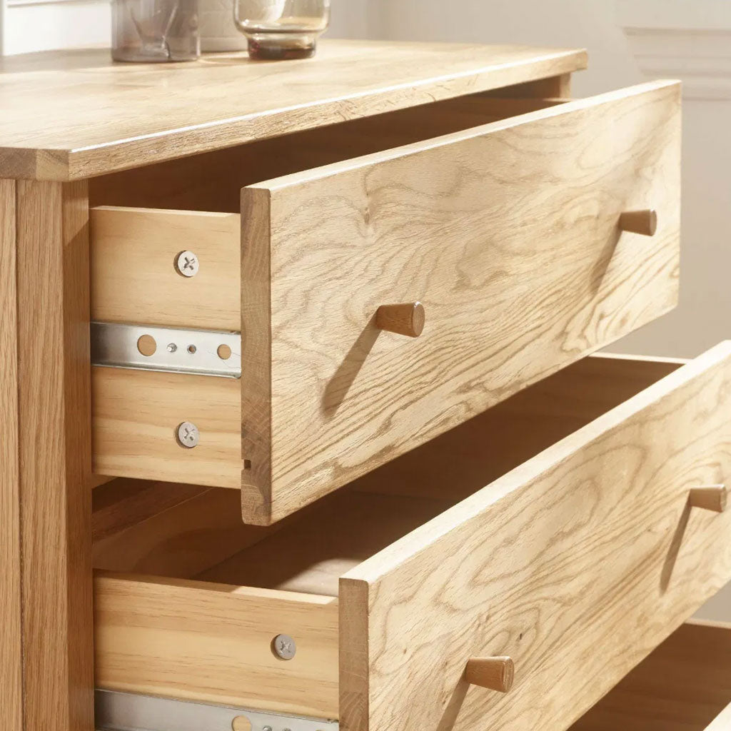 Wooden Chest Of 5 Drawers - Coxmoor