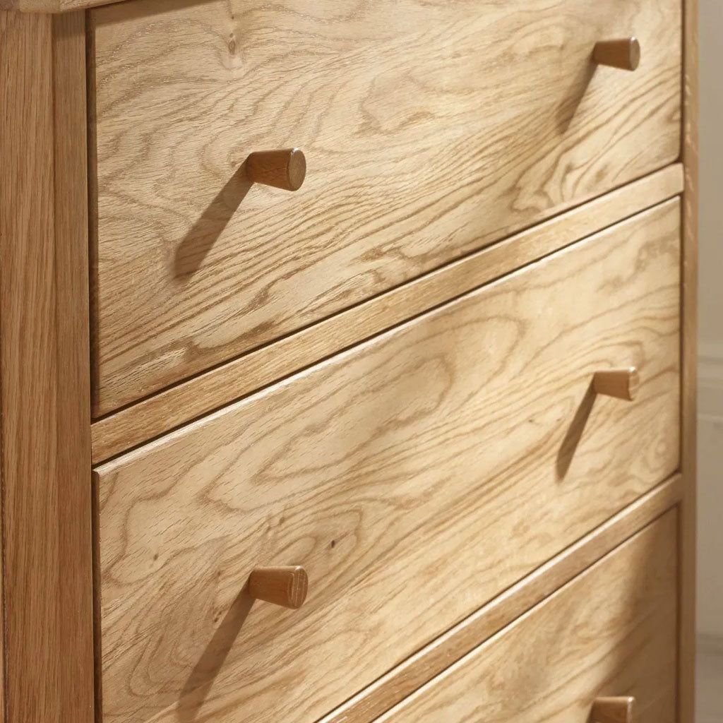 Wooden Chest Of 5 Drawers - Coxmoor