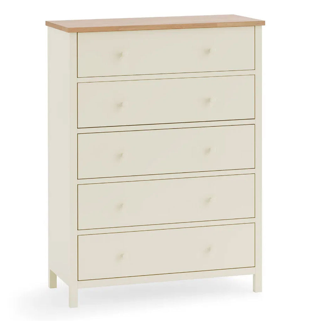 Wooden Chest Of 5 Drawers - Coxmoor