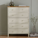 Wooden Chest Of 5 Drawers - Coxmoor