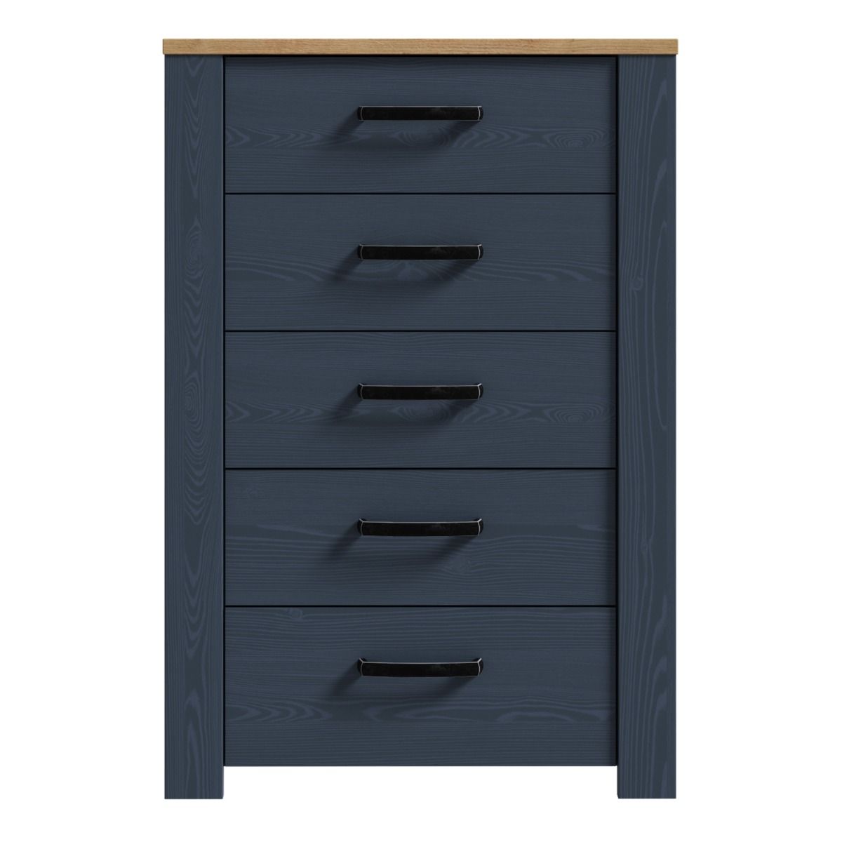Wooden Chest Of 5 Drawers Narrow - Bohol