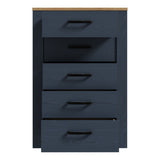 Wooden Chest Of 5 Drawers Narrow - Bohol