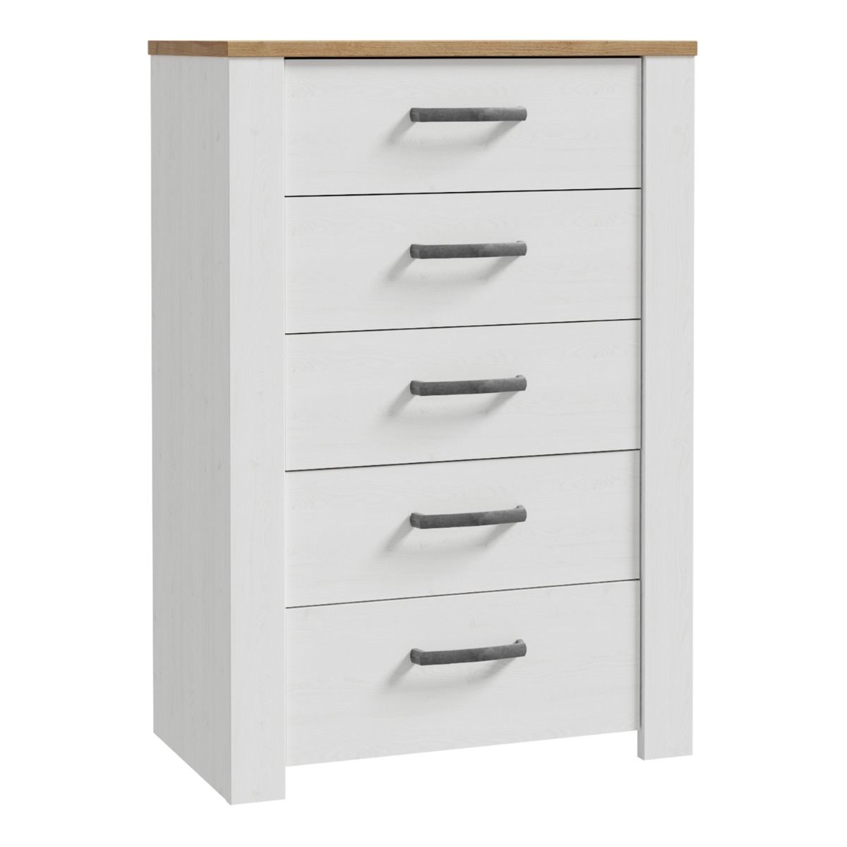 Wooden Chest Of 5 Drawers Narrow - Bohol