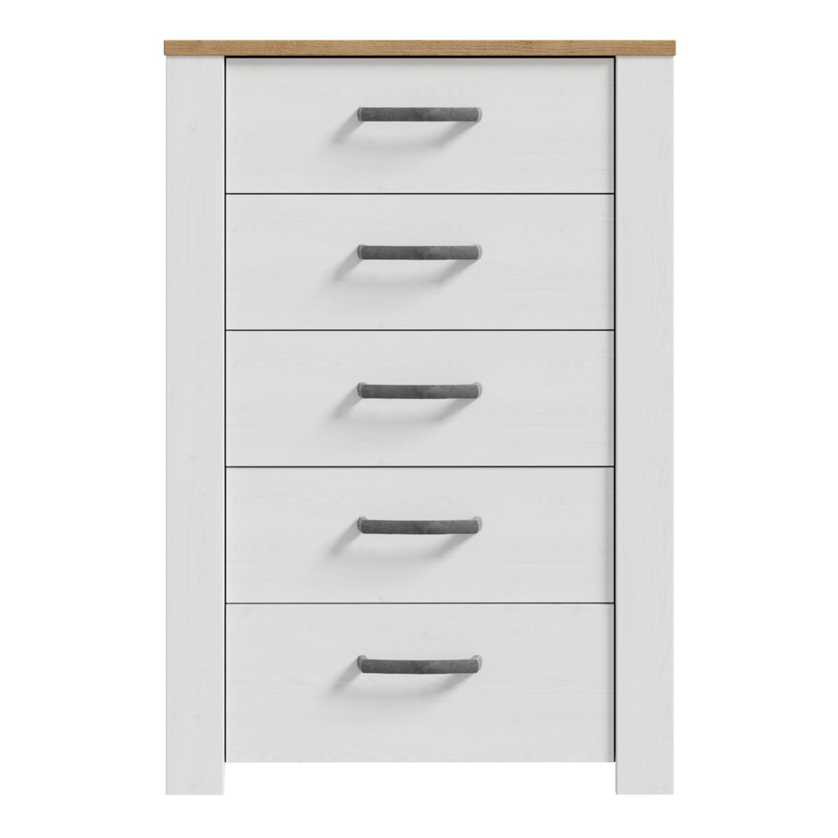 Wooden Chest Of 5 Drawers Narrow - Bohol