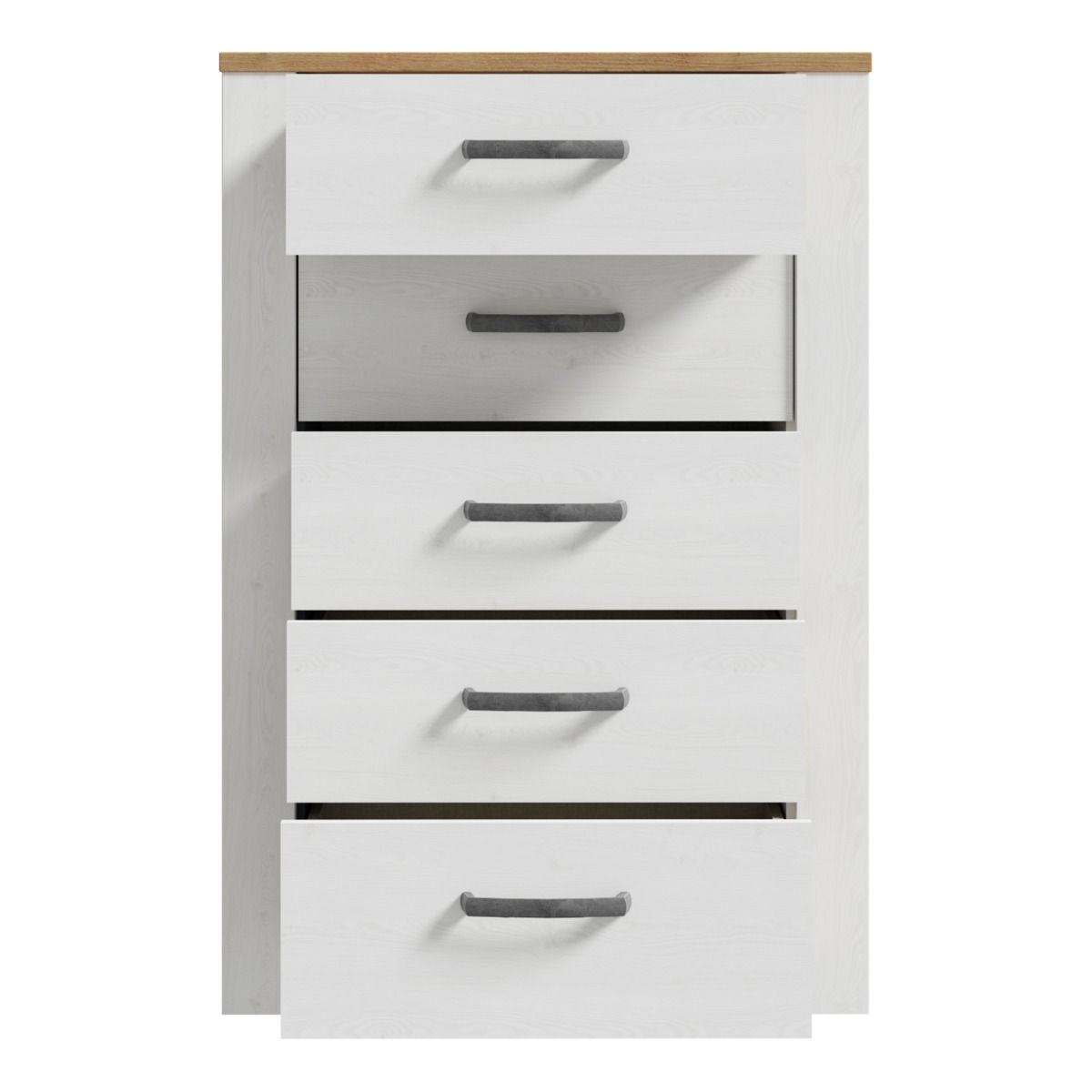Wooden Chest Of 5 Drawers Narrow - Bohol