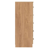 Wooden Chest Of 5 Drawers Narrow - Dakota