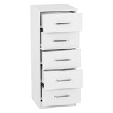 Wooden Chest Of 5 Drawers Narrow - Dakota