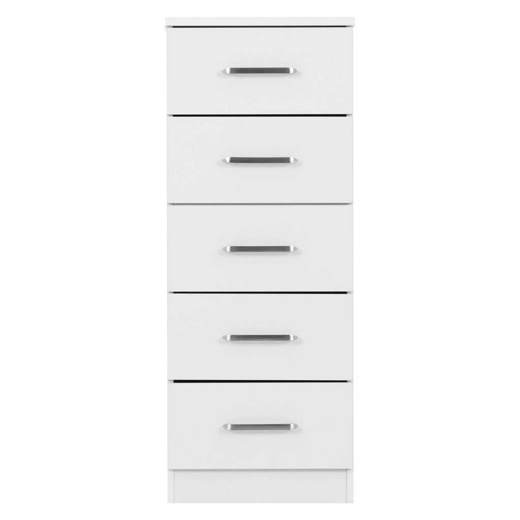 Wooden Chest Of 5 Drawers Narrow - Dakota