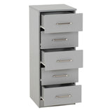 Wooden Chest Of 5 Drawers Narrow - Dakota