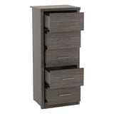Wooden Chest Of 5 Drawers Narrow - Lisbon