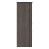 Wooden Chest Of 5 Drawers Narrow - Lisbon