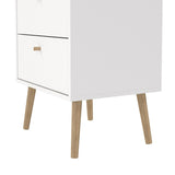 Wooden Chest Of 5 Drawers Tall - Cumbria
