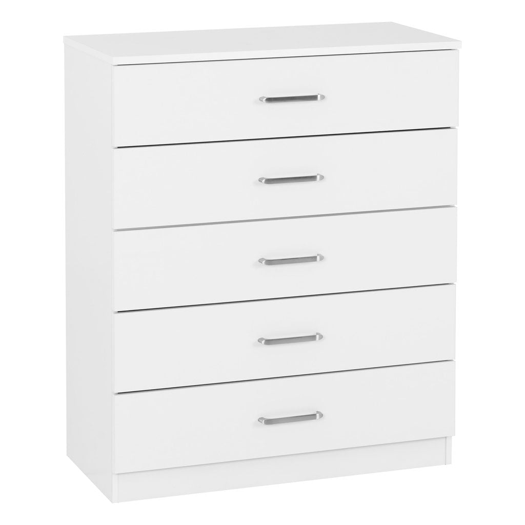 Wooden Chest Of 5 Drawers Wide - Dakota
