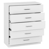 Wooden Chest Of 5 Drawers Wide - Dakota