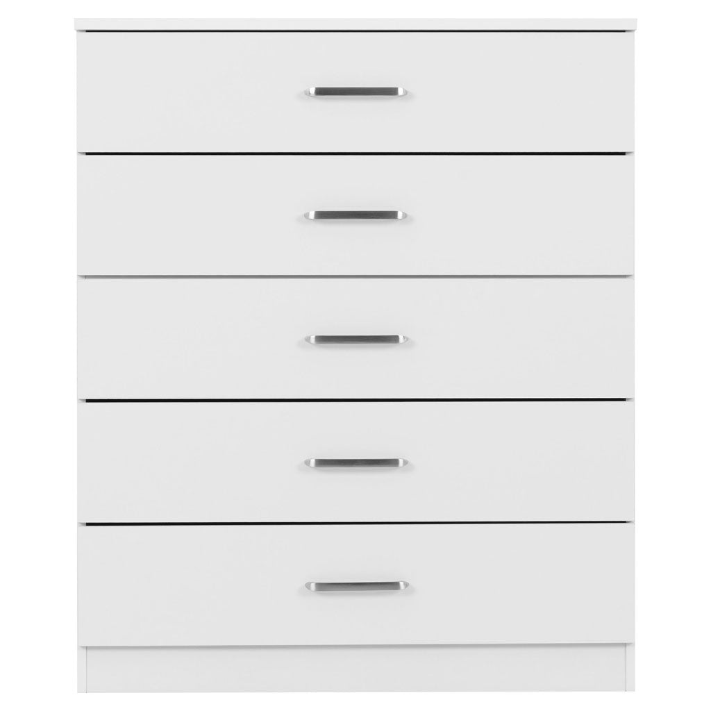 Wooden Chest Of 5 Drawers Wide - Dakota