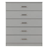 Wooden Chest Of 5 Drawers Wide - Dakota