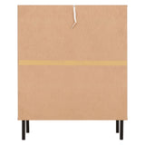 Wooden Chest Of 5 Drawers Wide - Leon