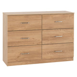 Wooden Chest Of 6 Drawers - Dakota