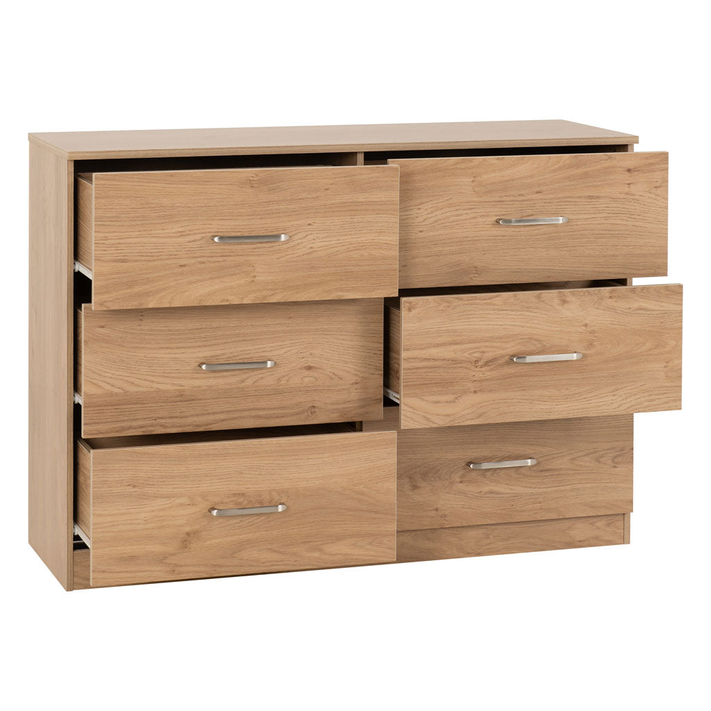 Wooden Chest Of 6 Drawers - Dakota
