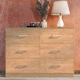 Wooden Chest Of 6 Drawers - Dakota