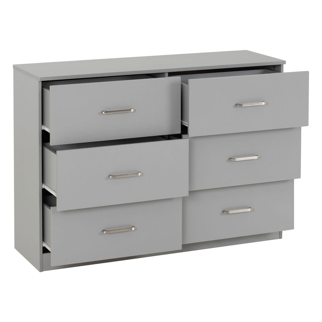 Wooden Chest Of 6 Drawers - Dakota