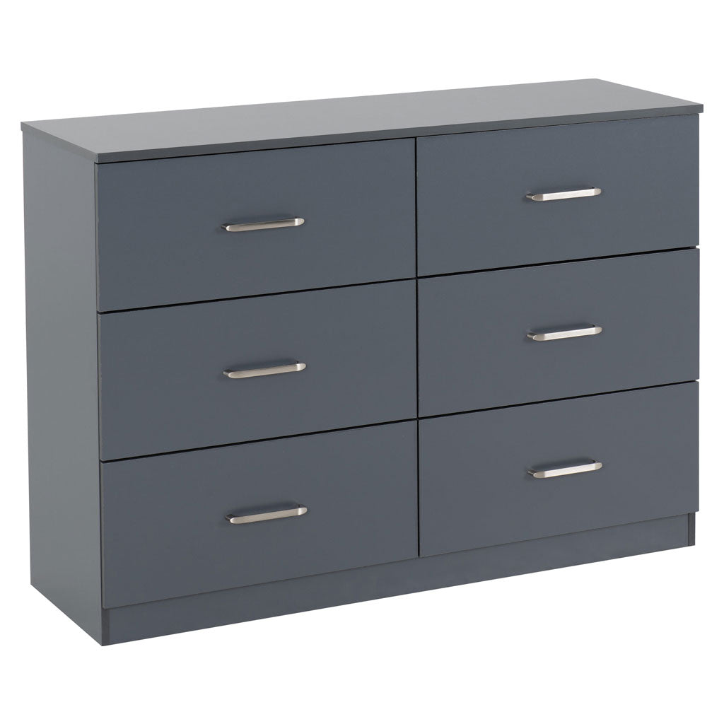 Wooden Chest Of 6 Drawers - Dakota