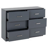 Wooden Chest Of 6 Drawers - Dakota