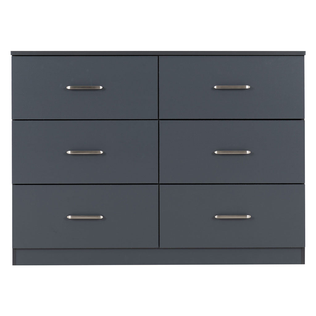 Wooden Chest Of 6 Drawers - Dakota
