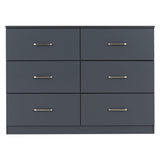 Wooden Chest Of 6 Drawers - Dakota