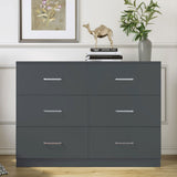 Wooden Chest Of 6 Drawers - Dakota