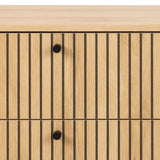 Wooden Chest Of 6 Drawers Wide - Albany