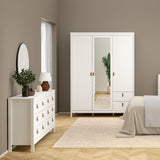 Wooden Chest Of 8 Drawers Double Dresser - Barcelona