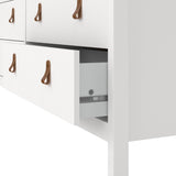 Wooden Chest Of 8 Drawers Double Dresser - Barcelona