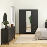 Wooden Chest Of 8 Drawers Double Dresser - Barcelona