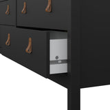 Wooden Chest Of 8 Drawers Double Dresser - Barcelona