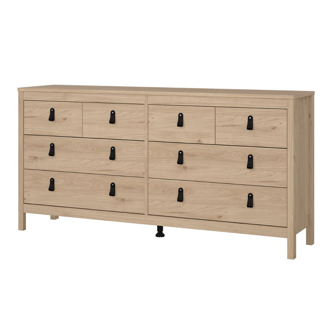 Wooden Chest Of 8 Drawers Double Dresser - Barcelona