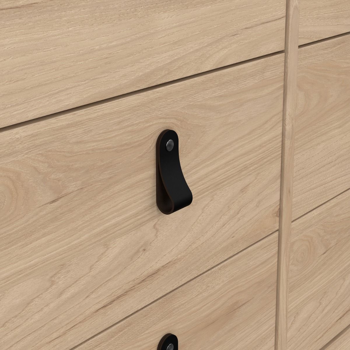 Wooden Chest Of 8 Drawers Double Dresser - Barcelona