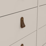 Wooden Chest Of 8 Drawers Double Dresser - Barcelona