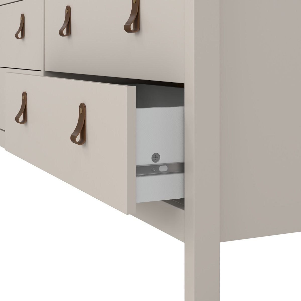 Wooden Chest Of 8 Drawers Double Dresser - Barcelona