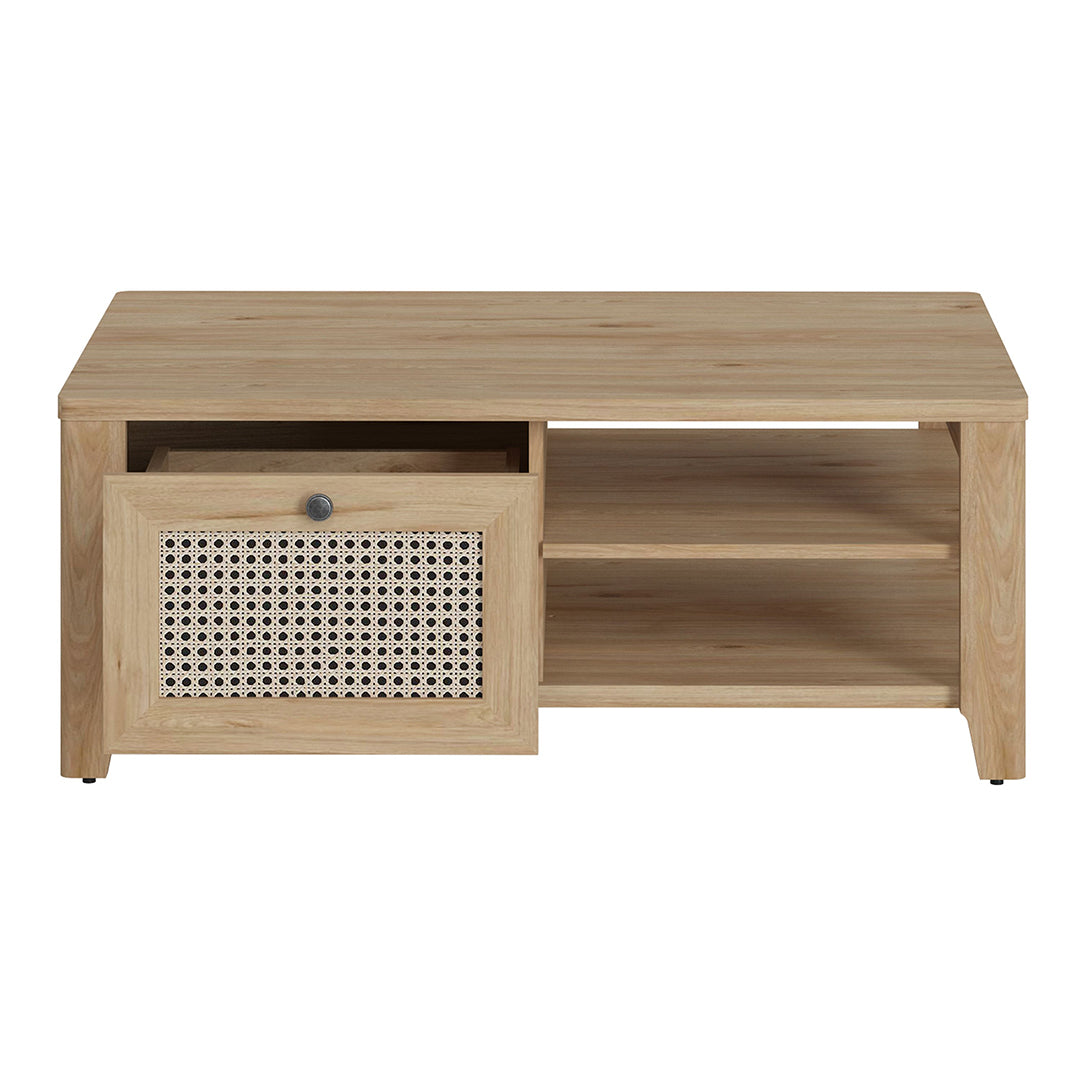 Wooden Coffee Table With 1 Drawer - Cestino
