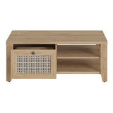 Wooden Coffee Table With 1 Drawer - Cestino
