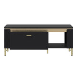 Wooden Coffee Table With 1 Drawer - Genoa