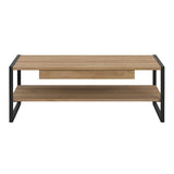 Wooden Coffee Table With 1 Drawer Rectangular - High Rock