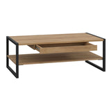 Wooden Coffee Table With 1 Drawer Rectangular - High Rock