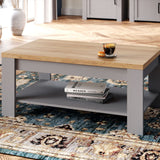 Wooden Coffee Table Rectangular  - Bohol