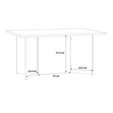 Wooden Coffee Table Rectangular - Karon